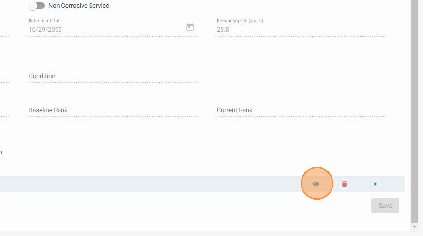Hover over the file and click the View icon