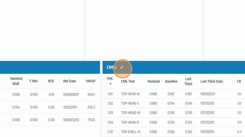 Navigate to the asset and open CML editing mode
