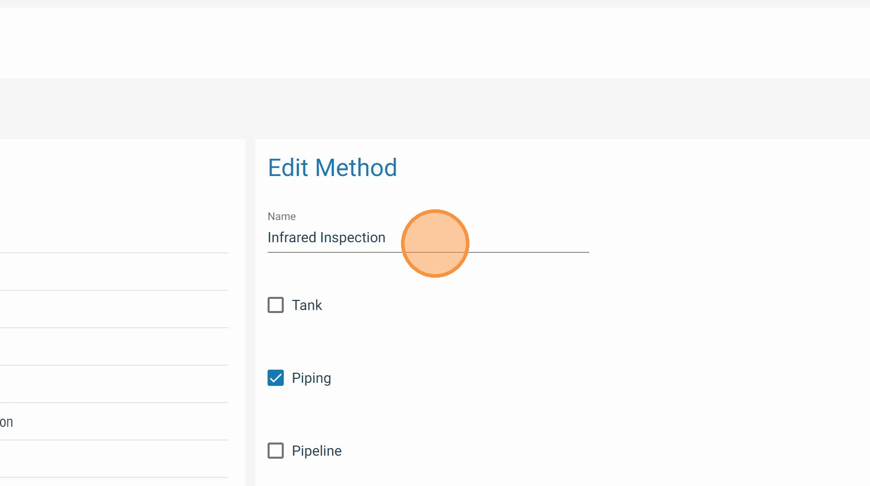 Edit the method name