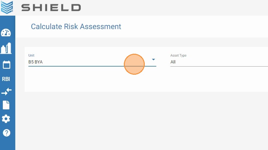 Confirm the risk assessment calculation