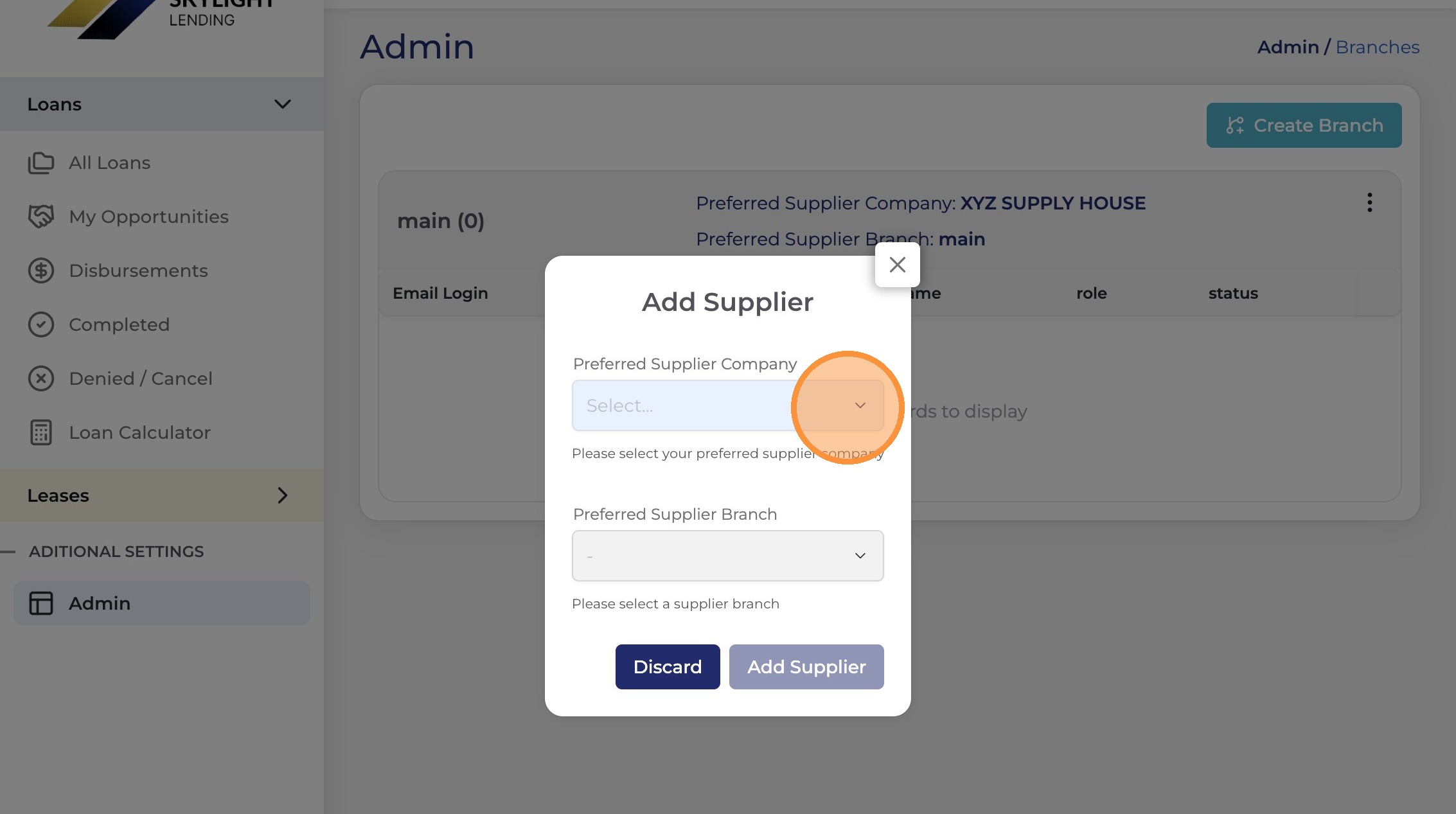 Preferred Supplier Company select
