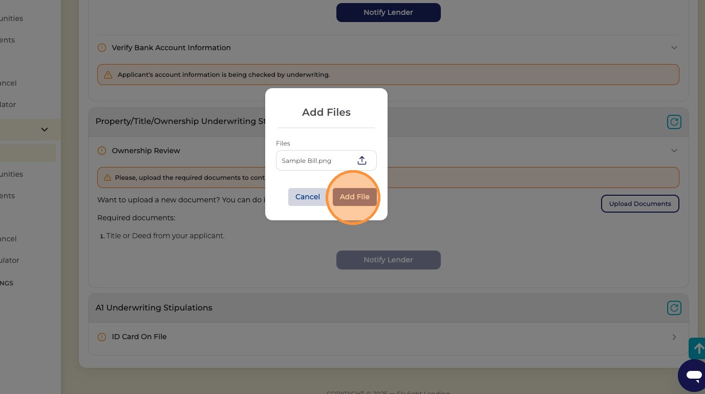 Add File for title
