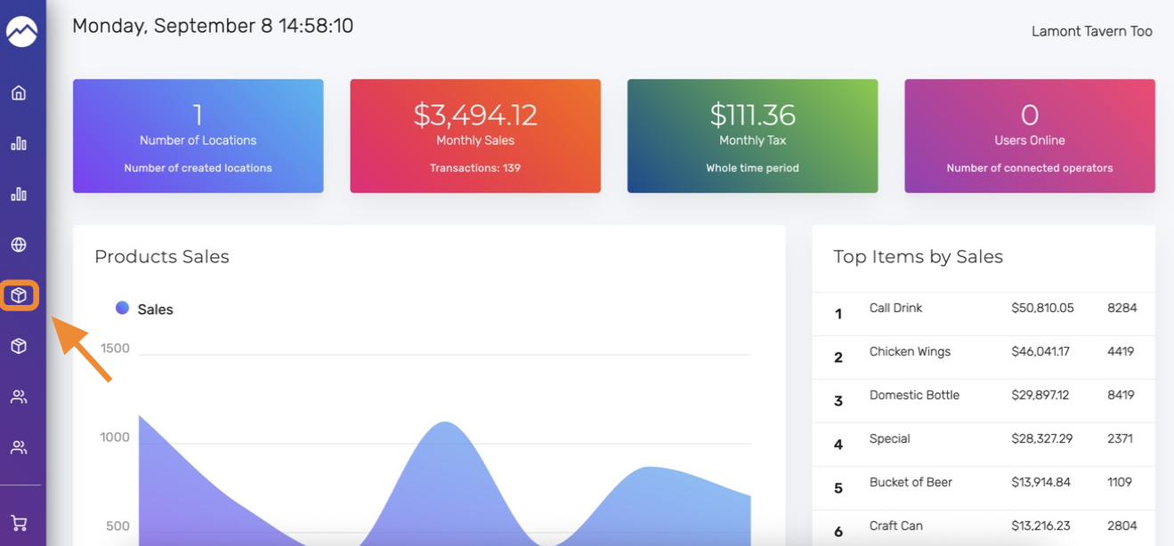 Create Web Status Attribute - Acadia POS