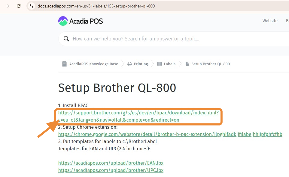Setup Brother QL-800 - Installing Drivers and Software to run a