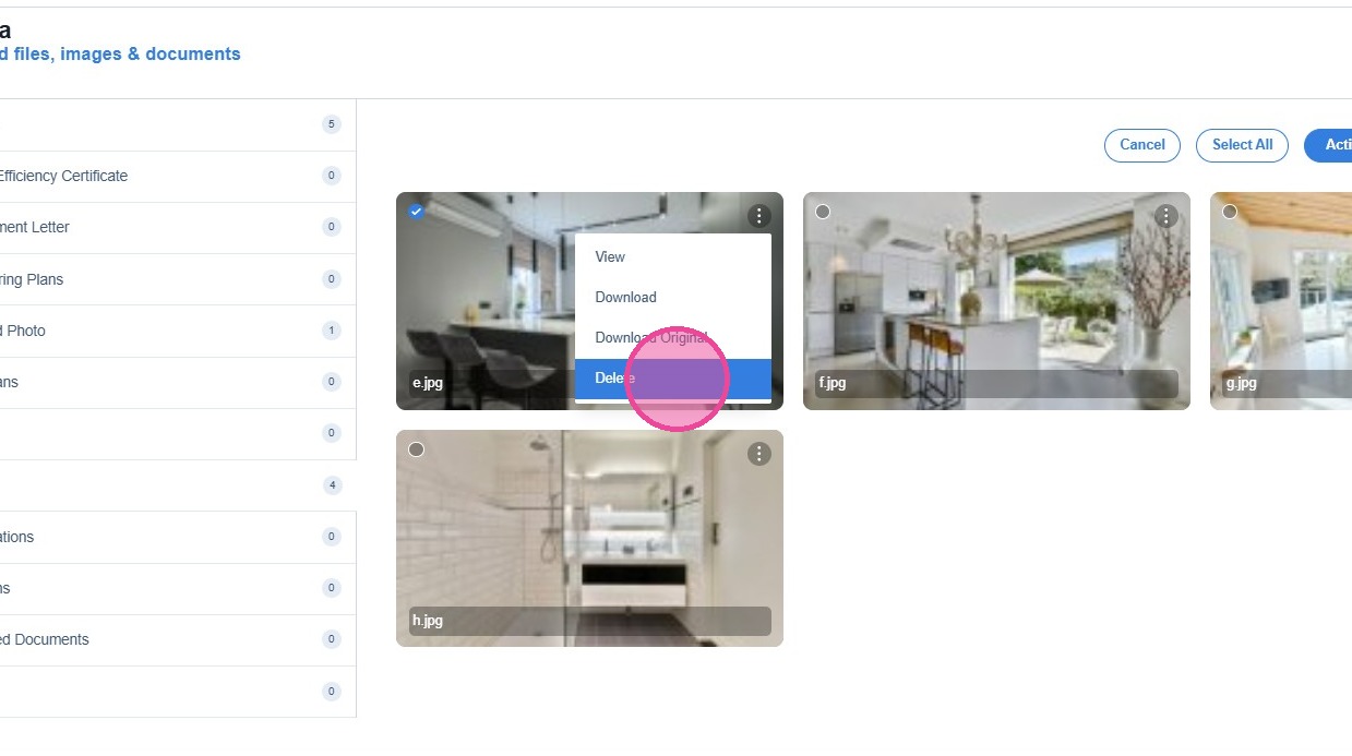 Step 22: View / Download / Delete