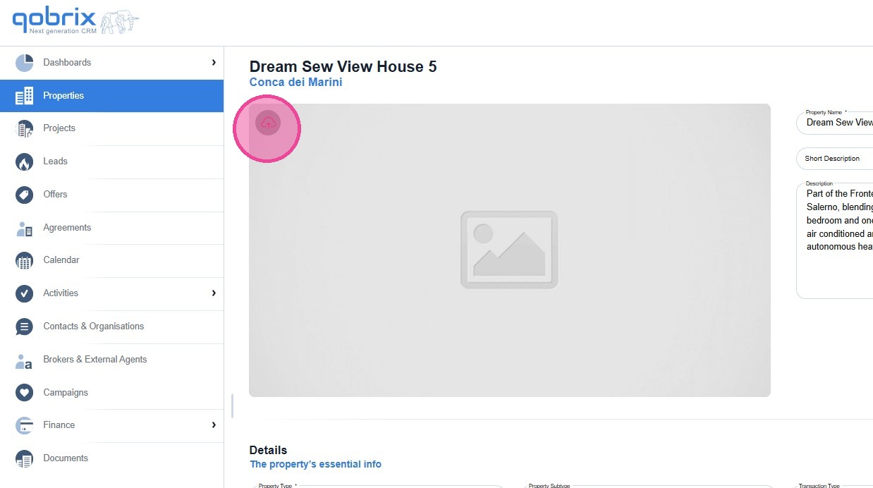 Step 2: Shortcut upload featured photo