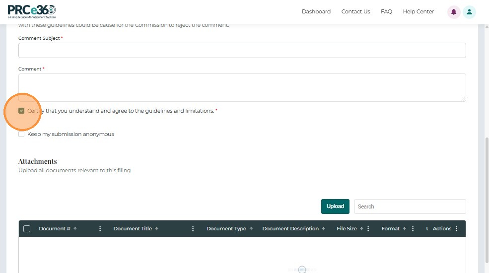 Certification and anonymity options
