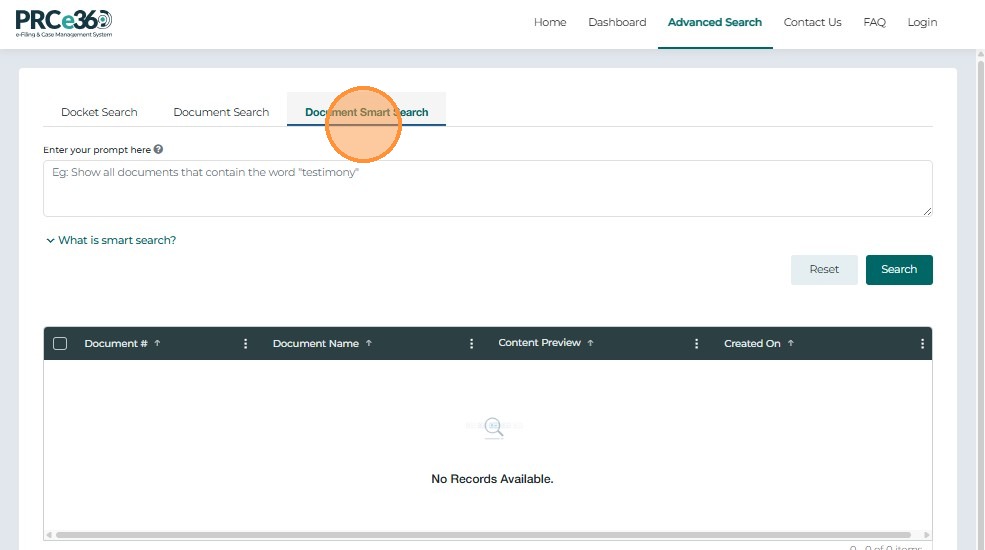 Advanced Search Results