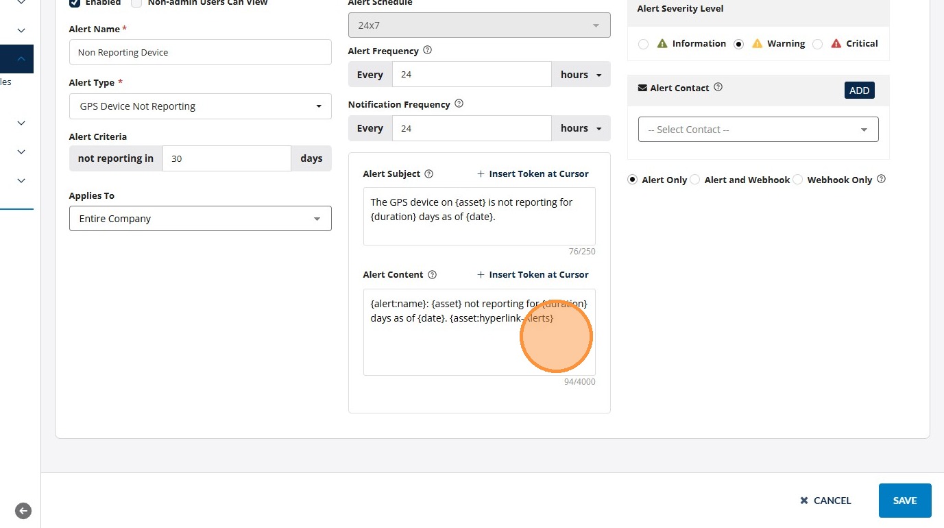 Create a Non-Reporting Device Alert & Scheduled Report in Ascend – Geoforce