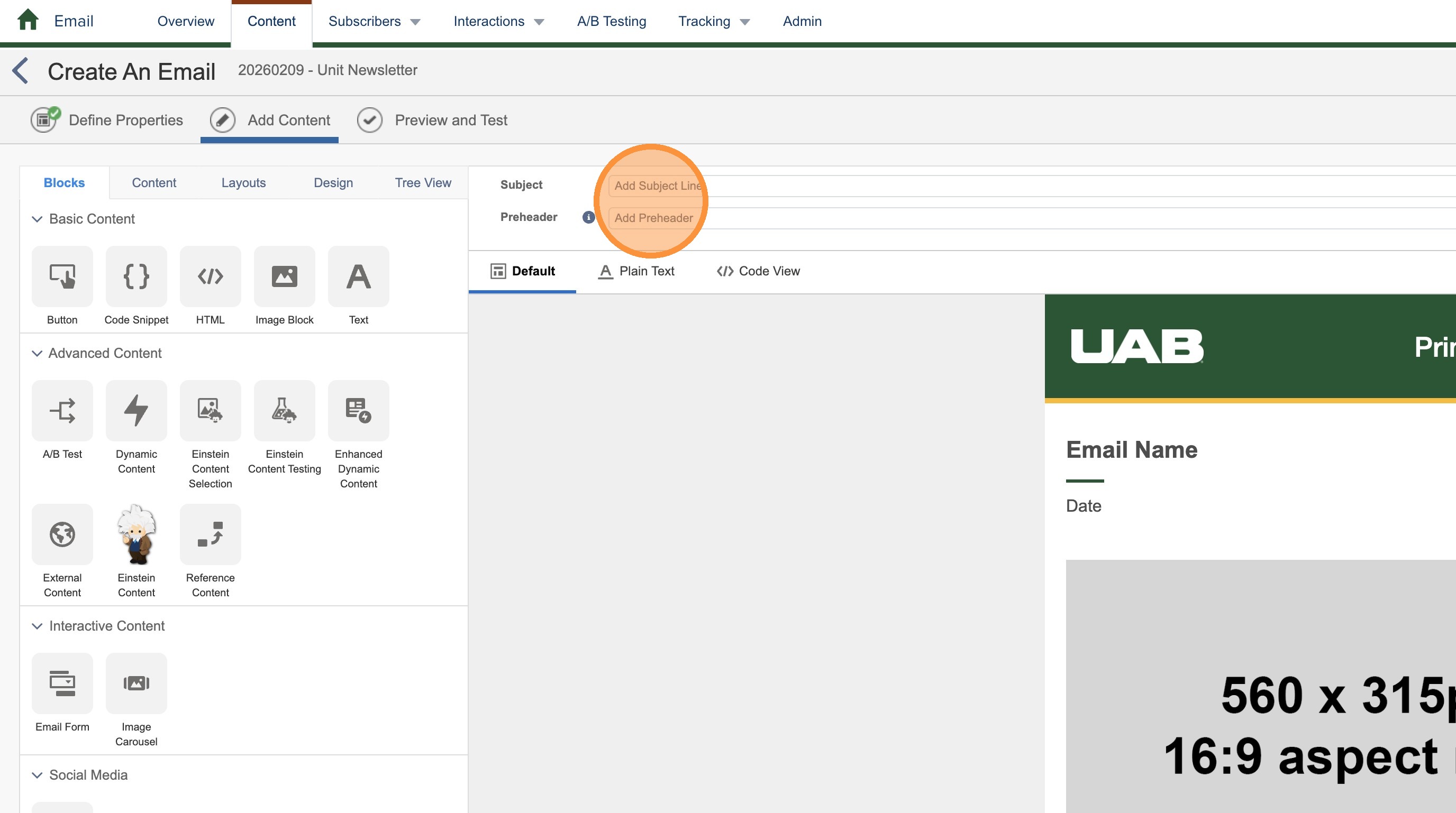 Creating an Email from a Dragon Scale for Email Template | UAB ...