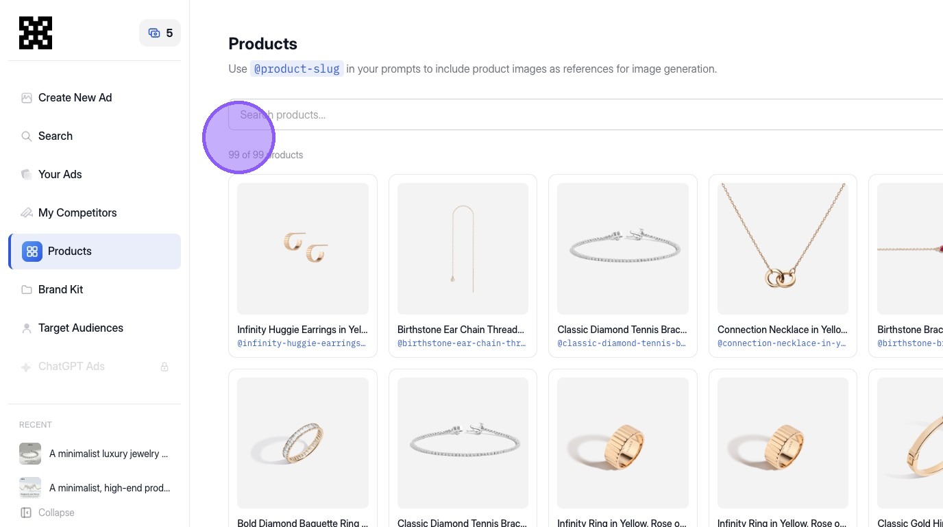 Product slug in catalog