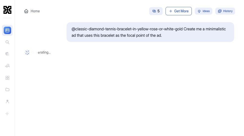 Ad generation in progress