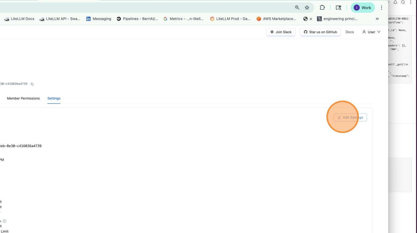 Open team settings and click Edit Settings