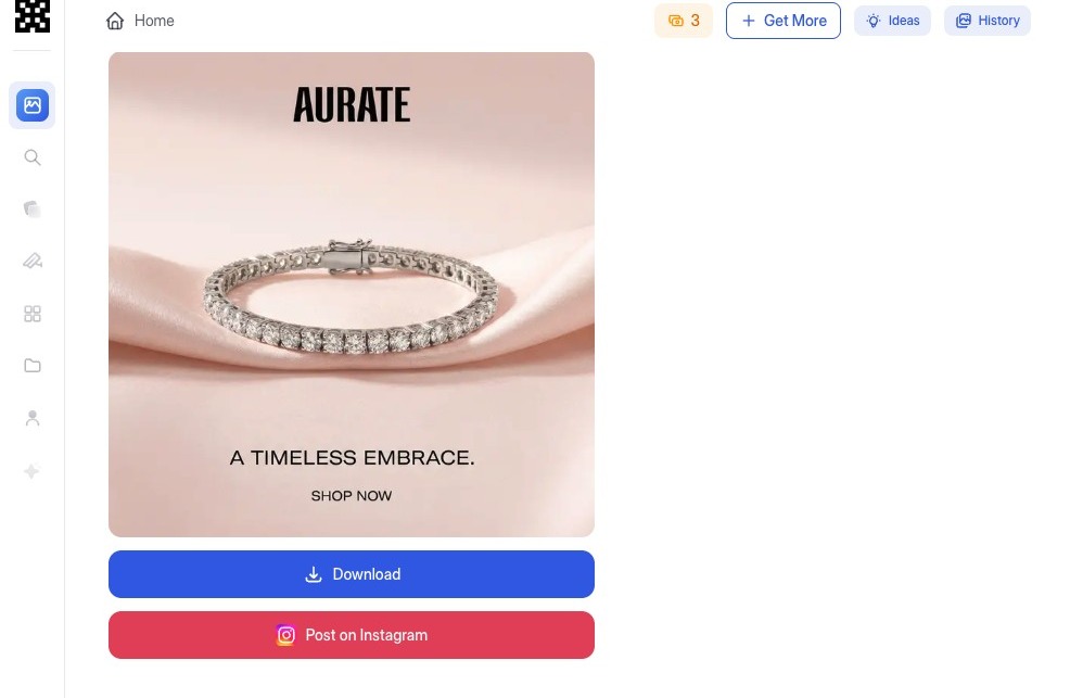 Satisfied with generated ad