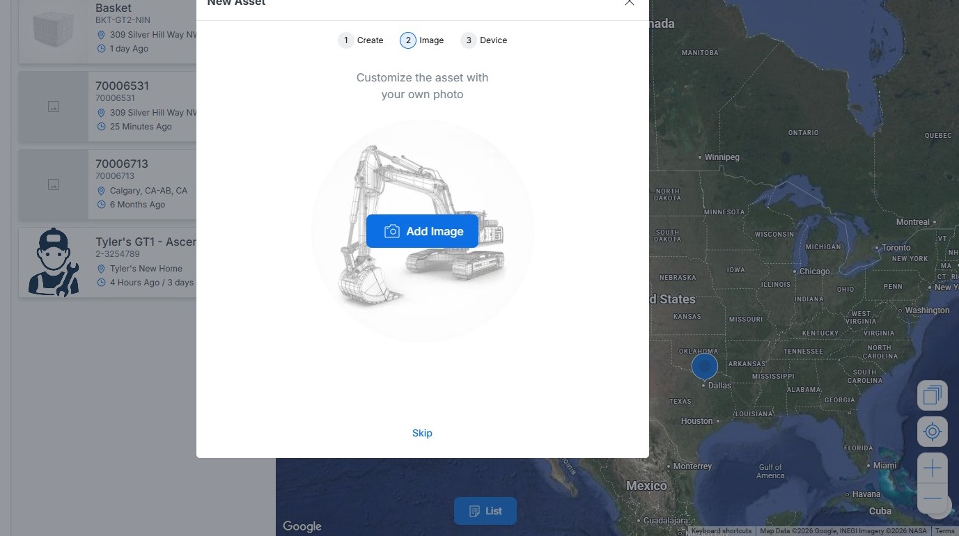 Using the Asset Creation Tool to Create a New Asset in Geoforce Track ...
