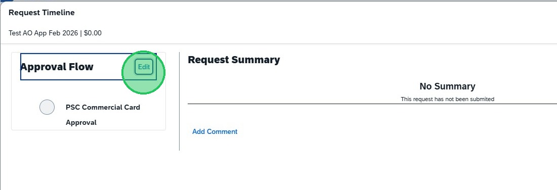 Concur Request: Applying to be an Approving Official