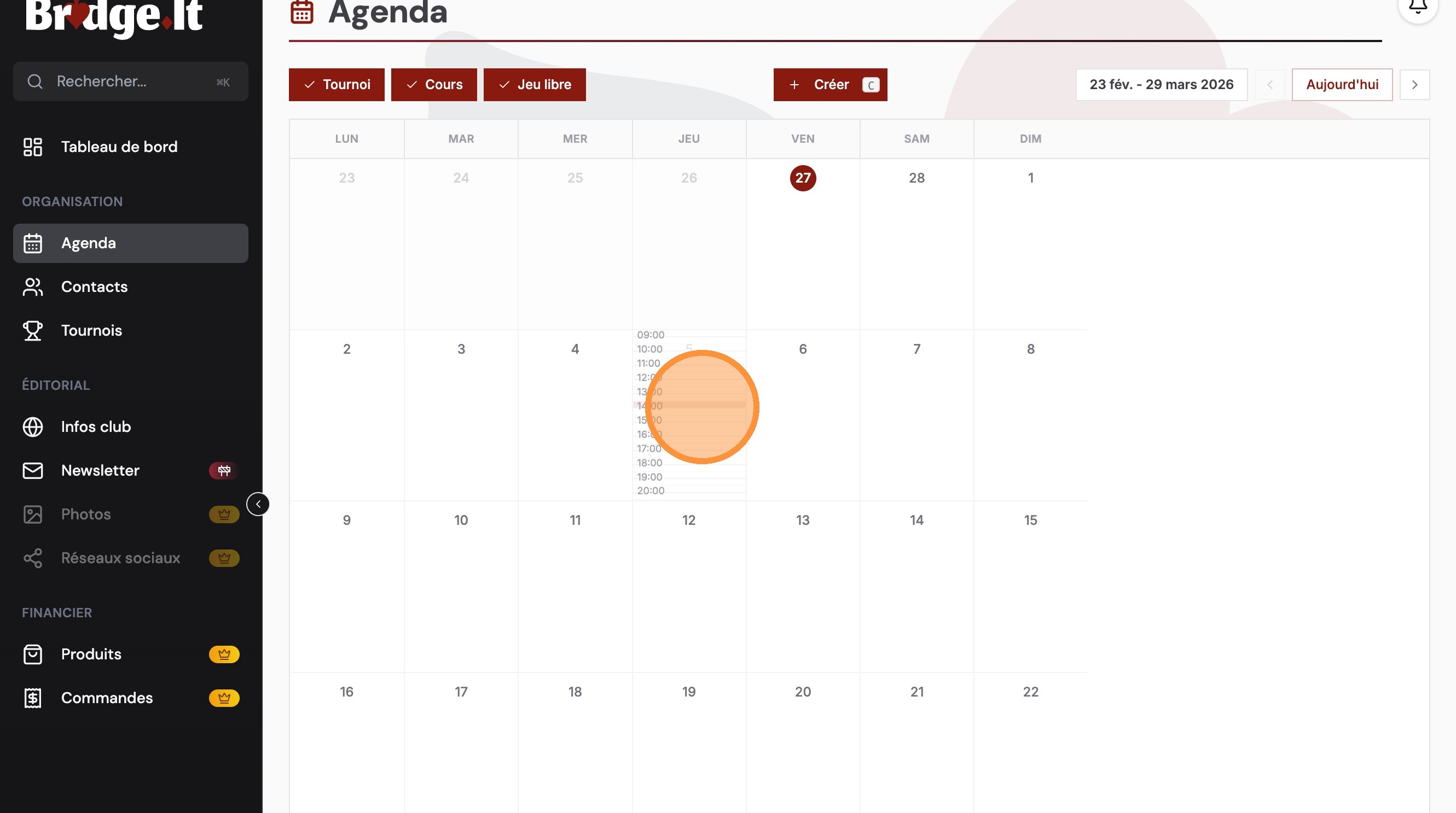 S&eacute;lection cr&eacute;neau