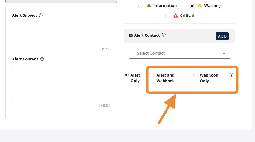 Set Up a Webhook Integration and Adding it to an Alert – Geoforce