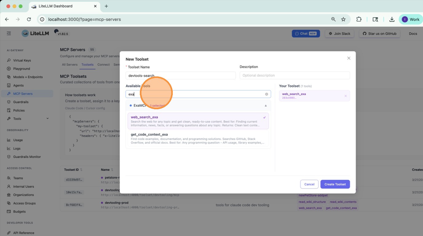 Add tool from second server