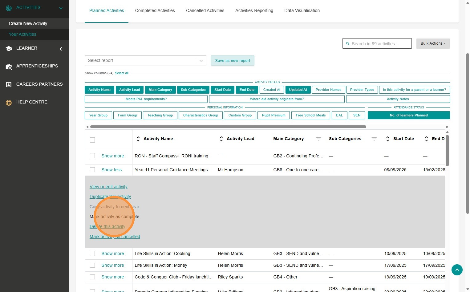 Creating Personal Guidance activities in Compass+ – The Careers ...