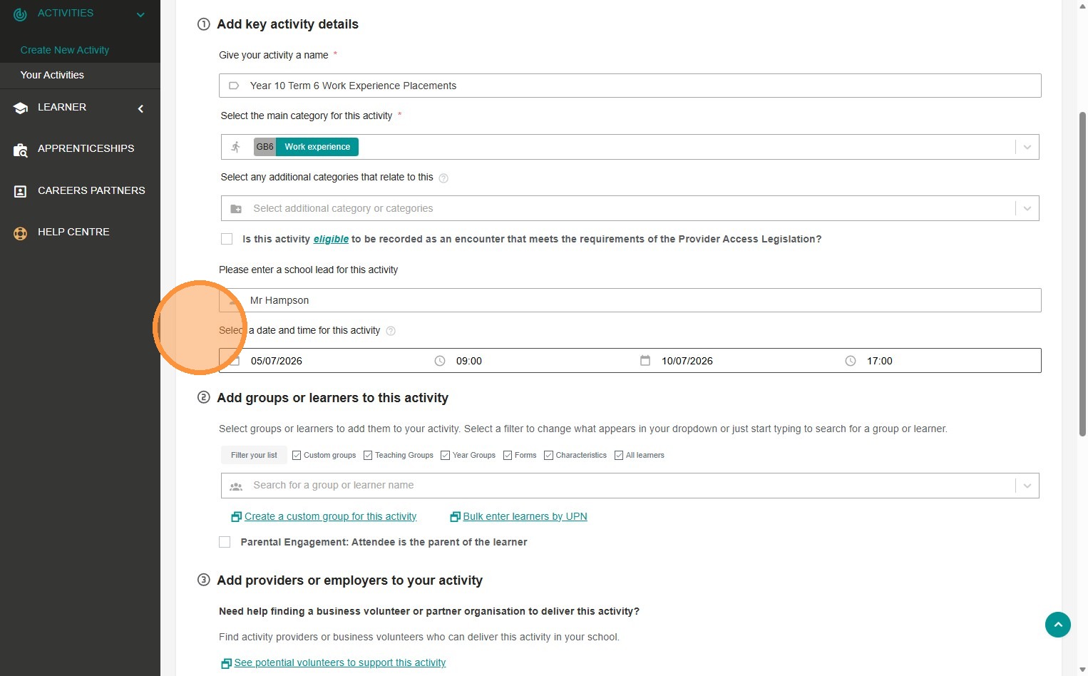 Creating Experience of the Workplace Activities in Compass+ – The ...