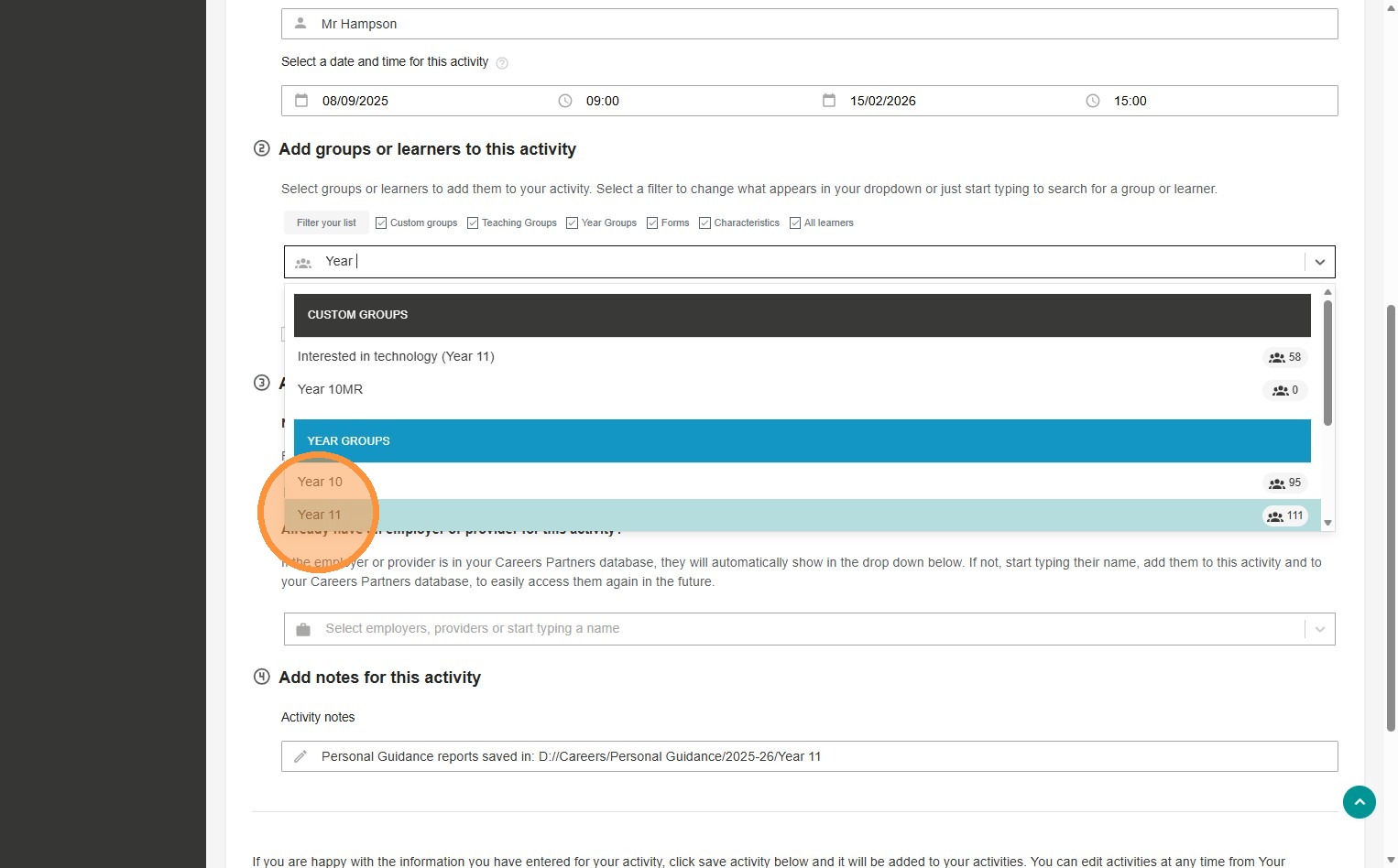 Creating Personal Guidance activities in Compass+ – The Careers ...