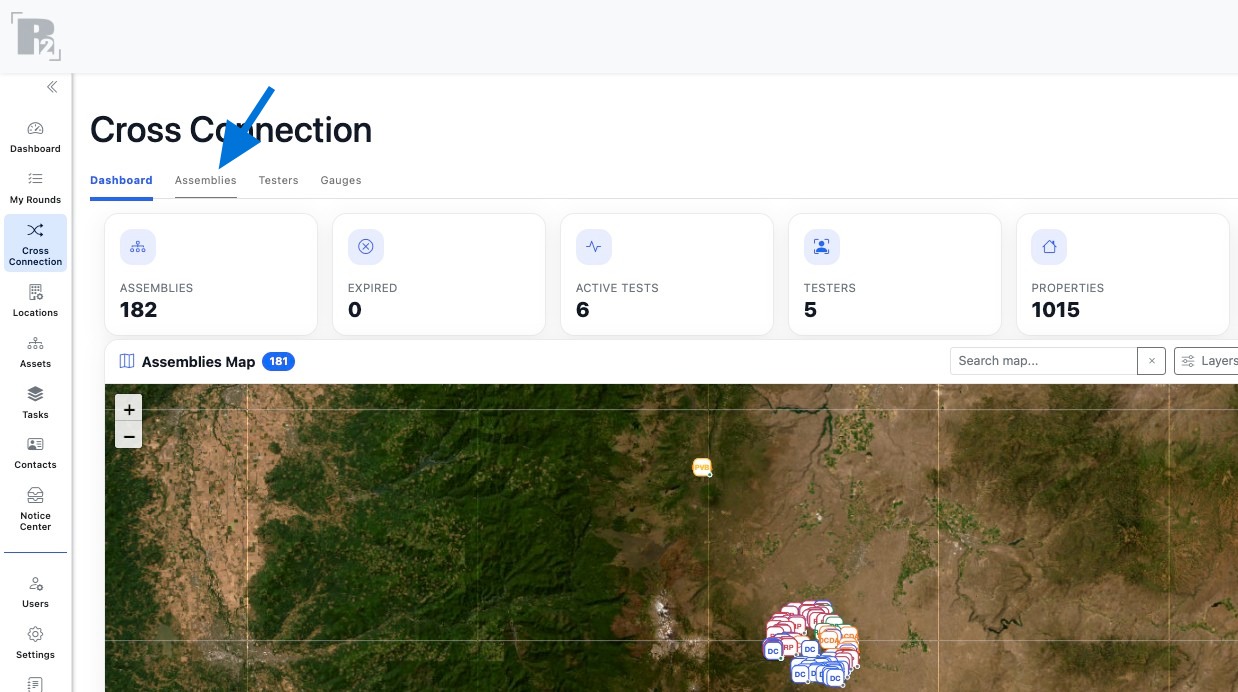 Navigate to the Assemblies tab