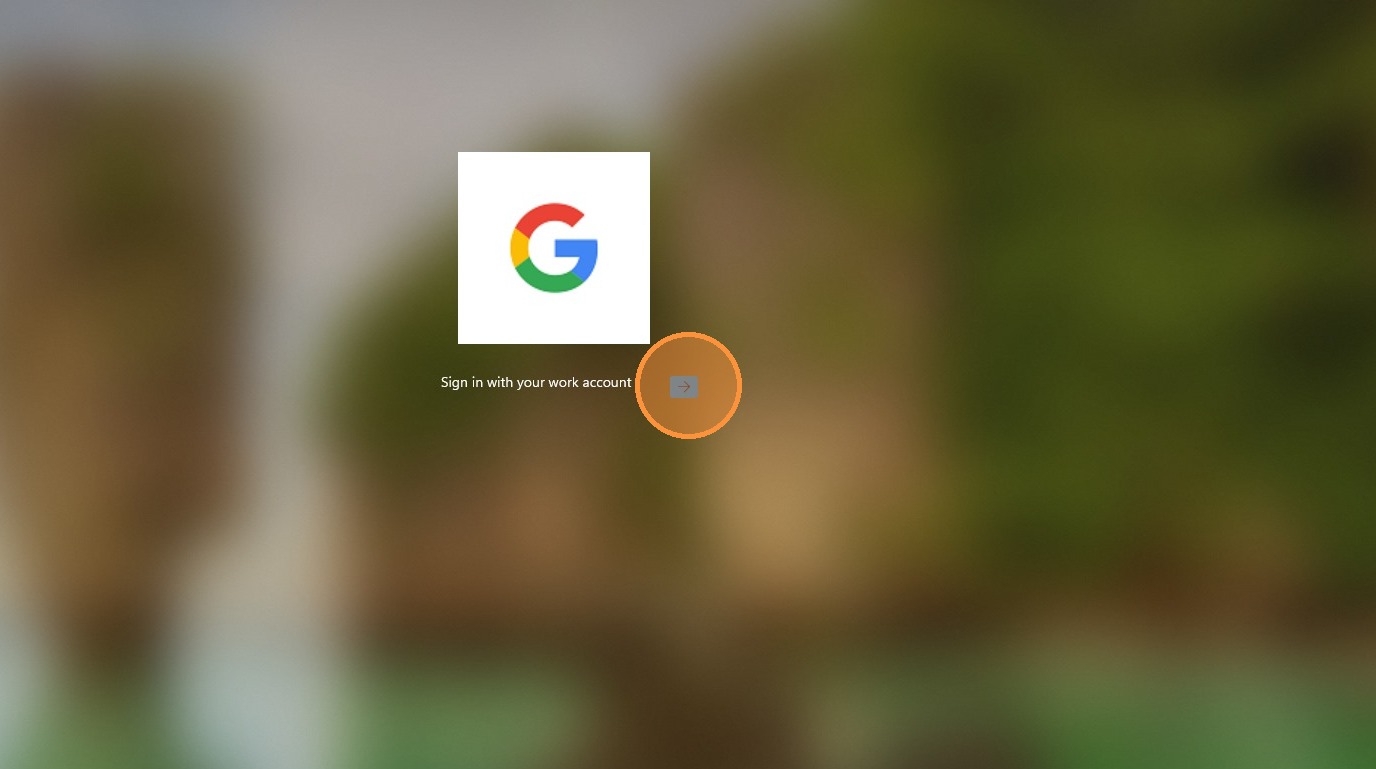 Click arrow to sign in