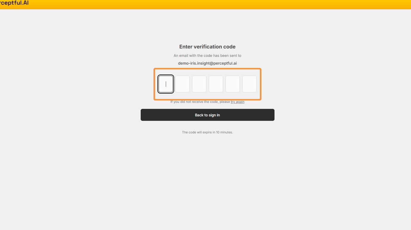 Enter the 6-digit verification code