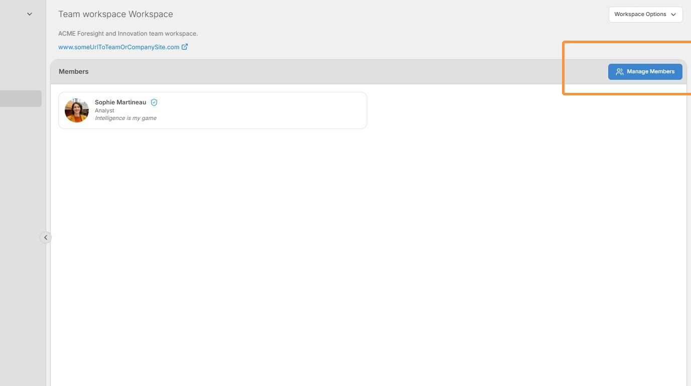 Click Manage Members