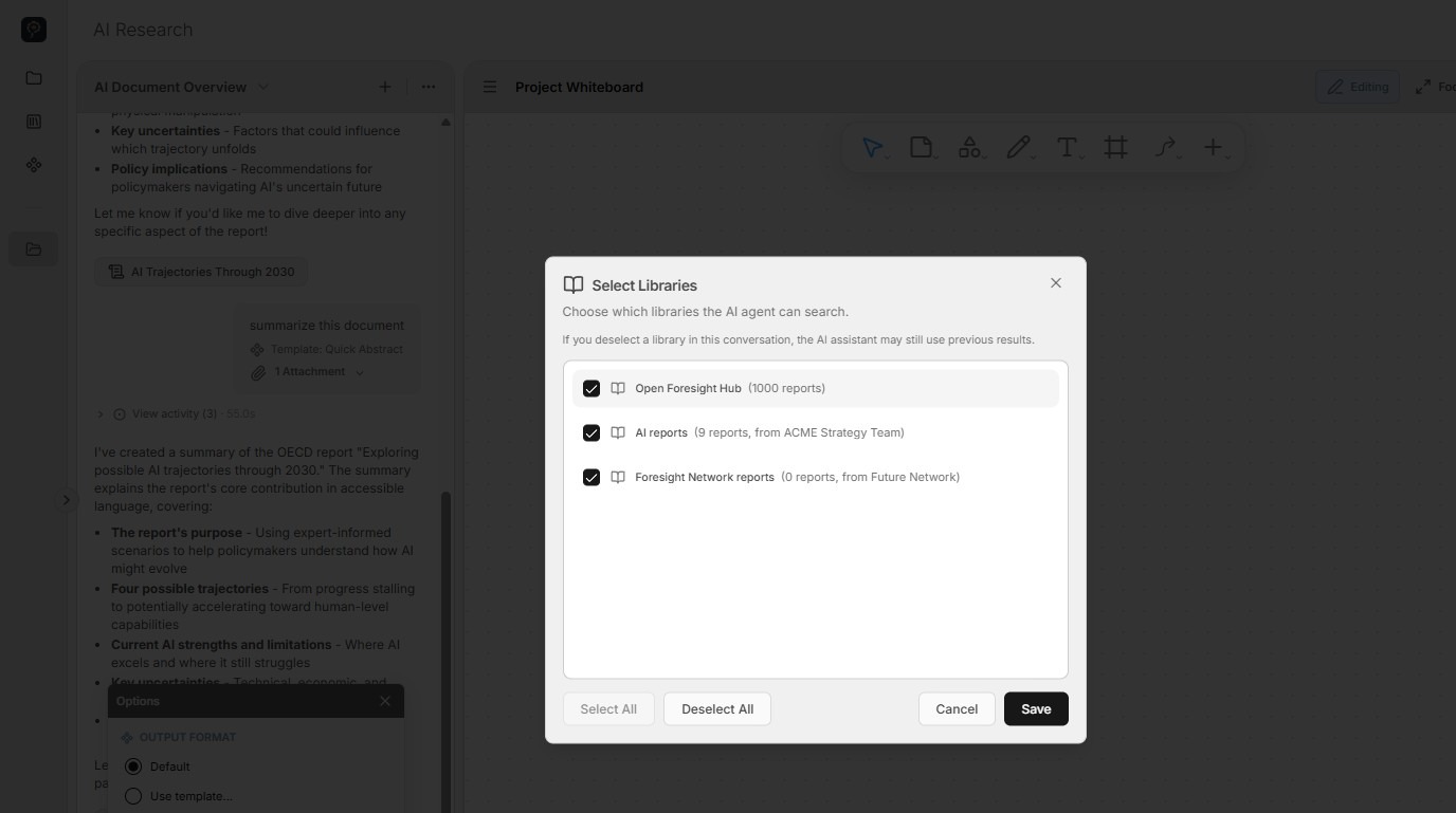Choose libraries for the project