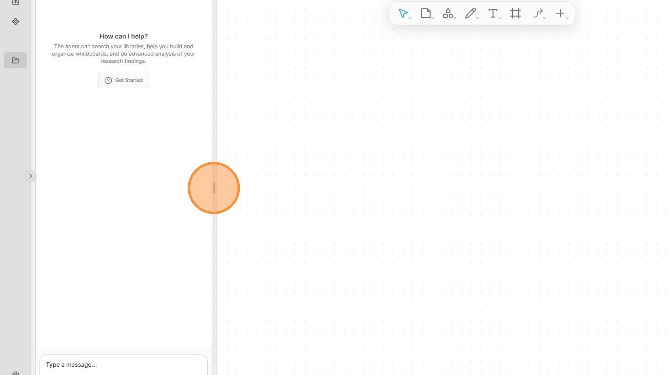 AI Chat pane with resizable bar