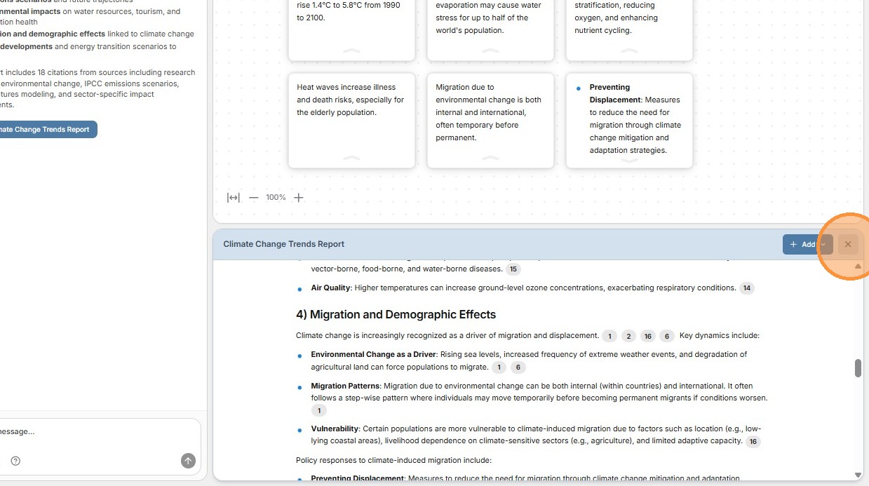 Close the Task Result document