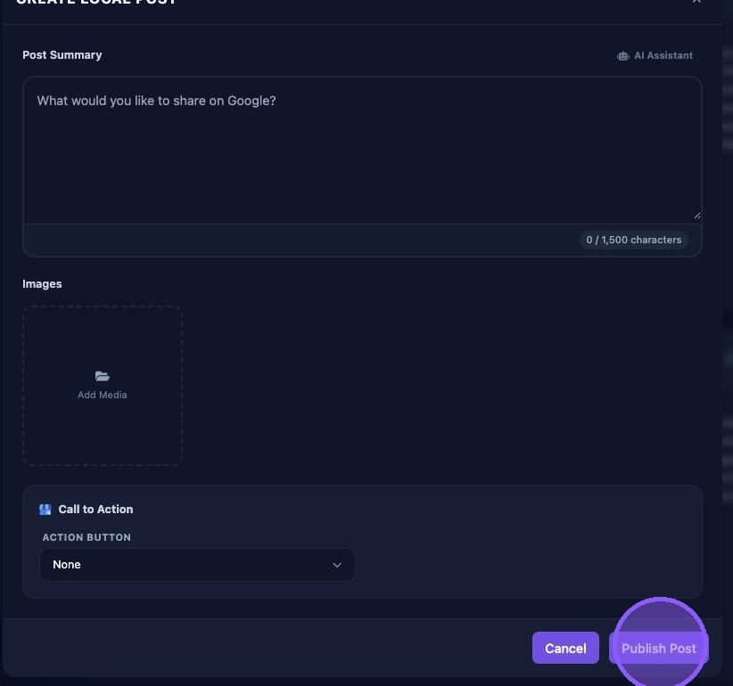 Publish or schedule post