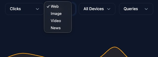 Screenshot showing device options