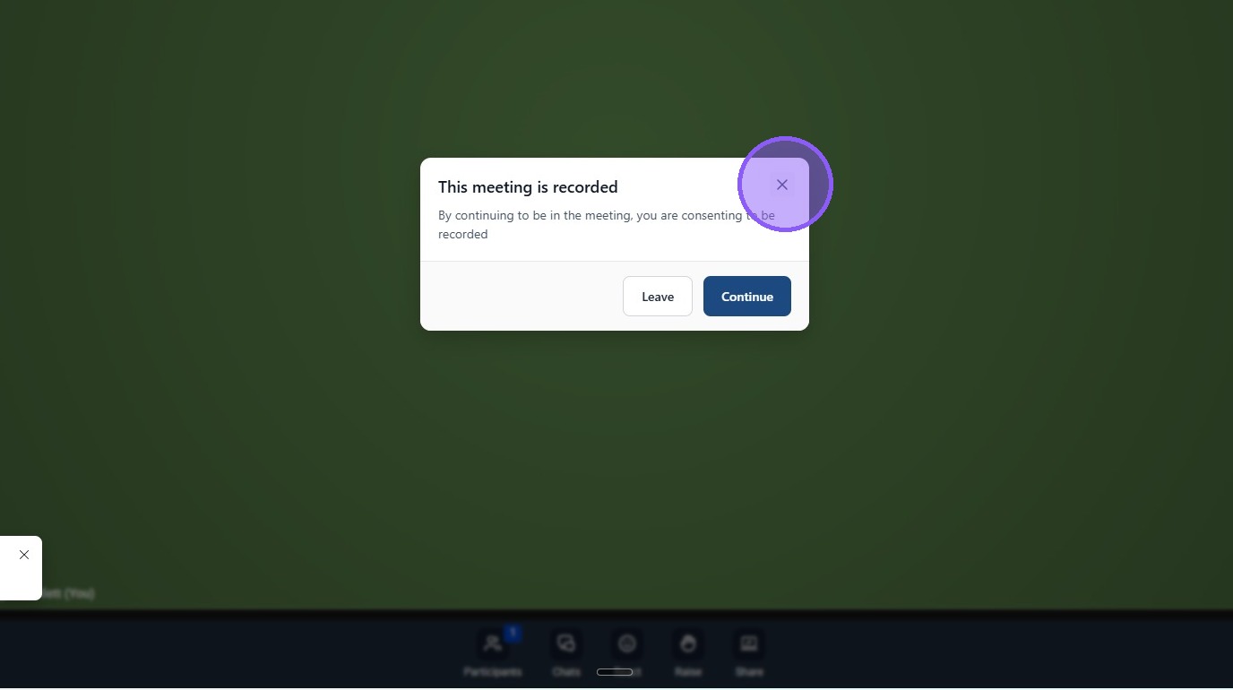 Your live session is automatically recorded and saved inside the recording area of your client portal.