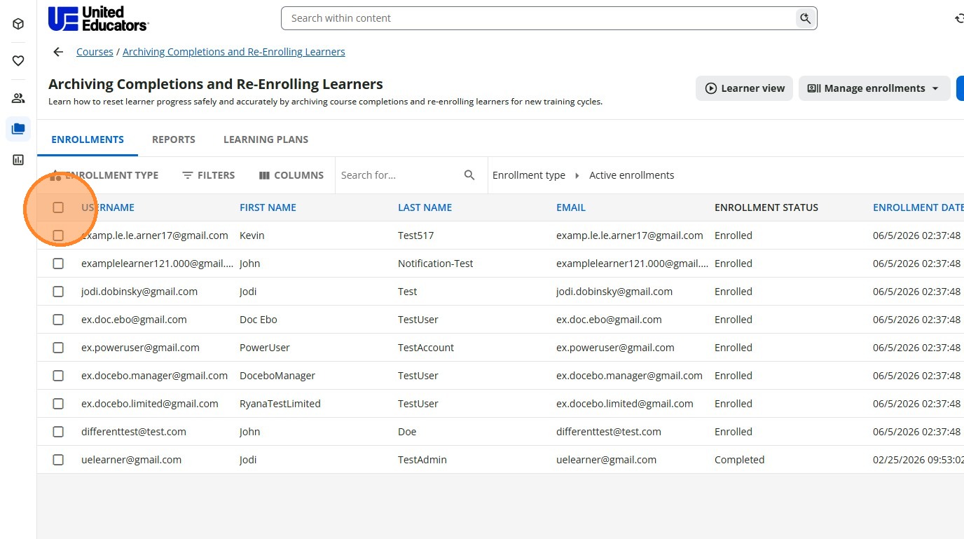 Select Learners