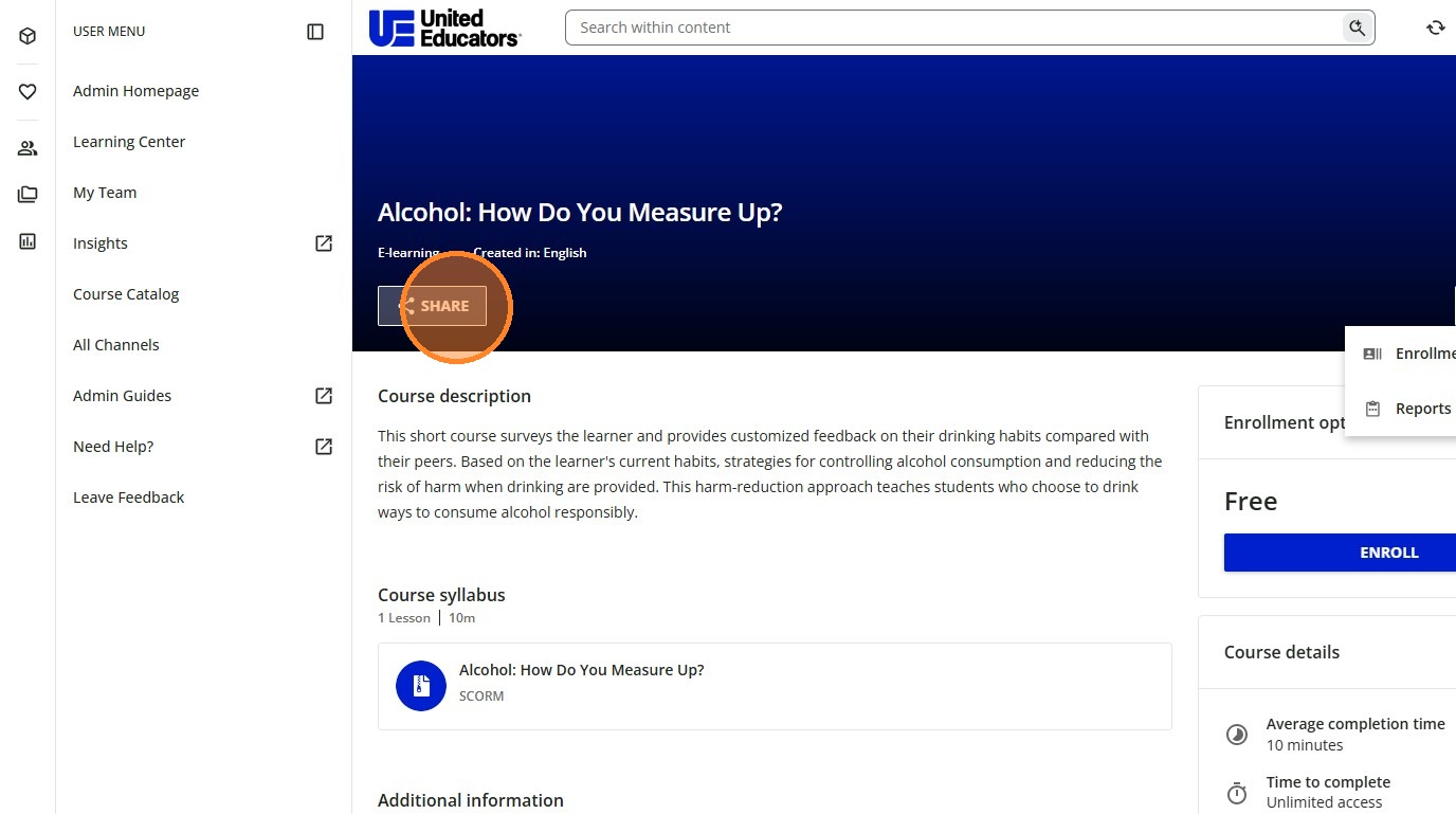 Share Course