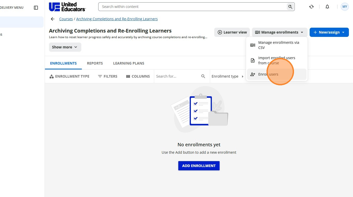 Enroll Users