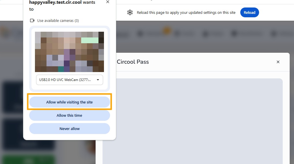 Circool Pass webcam scanner