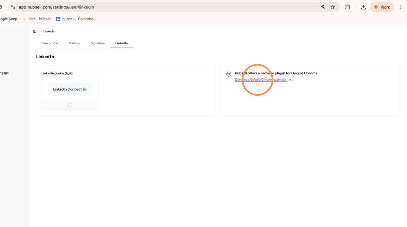 The Download Google Chrome extension link