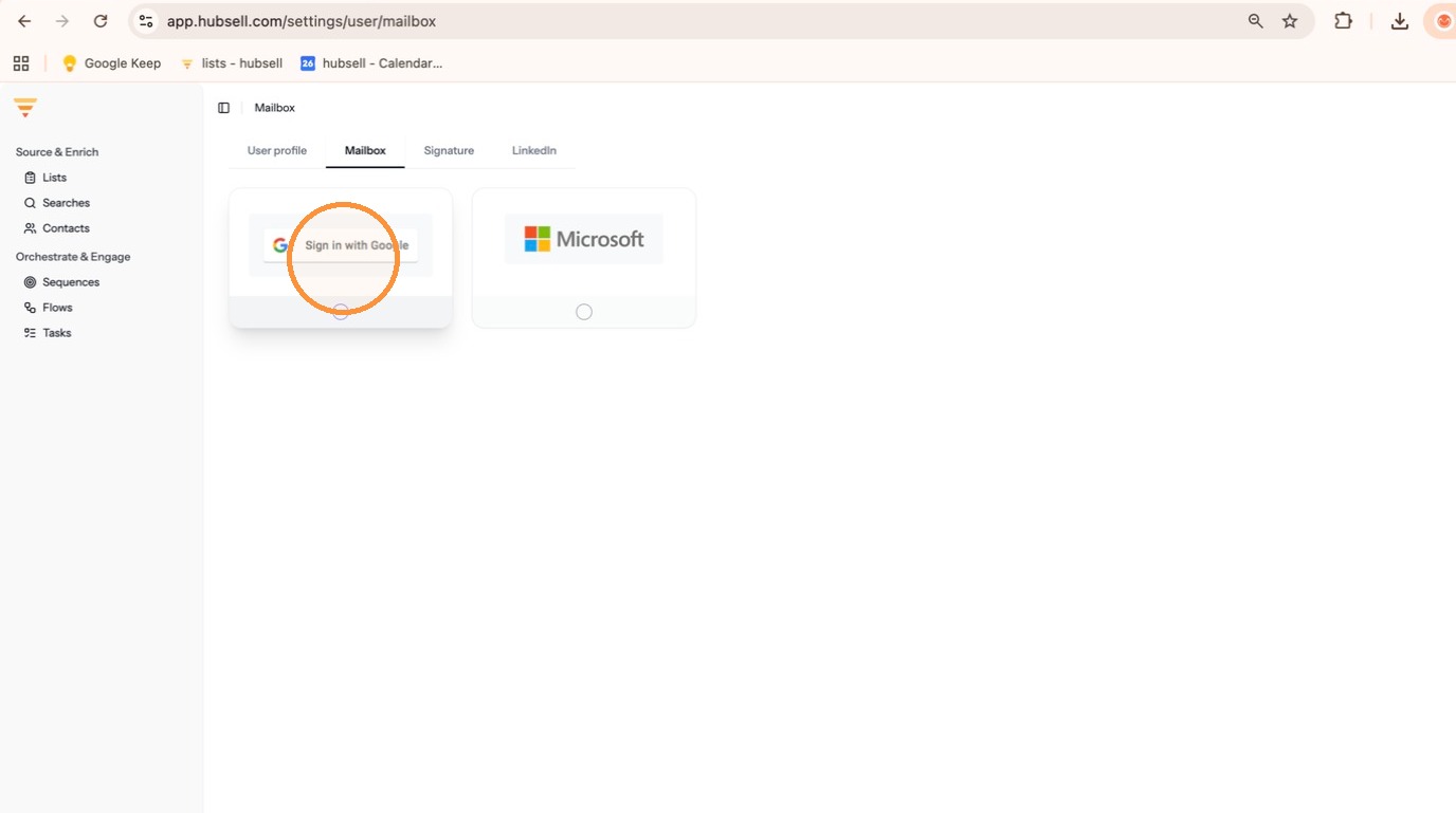 Choosing an email provider with Sign in with Google
